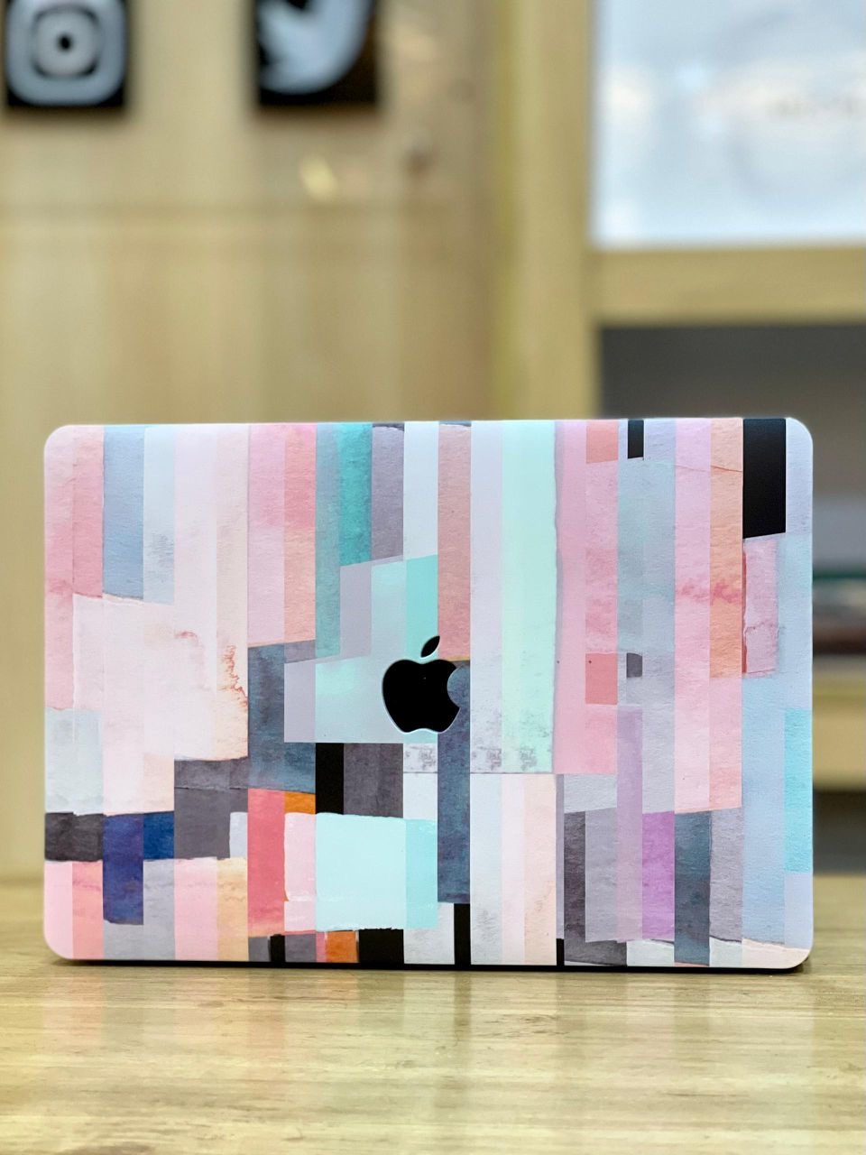 Pastel Pixel Drift MacBook Case Cover