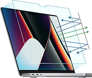F FORITO 2-Pack Anti Blue Light Matte Laptop Screen Protector